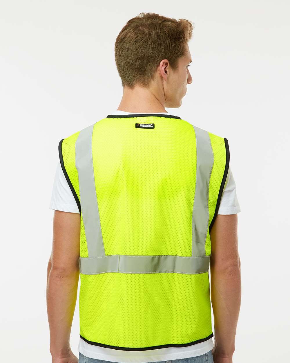 Kishigo-1571-1572-Hook-and-Loop Mesh Vest - Image 6