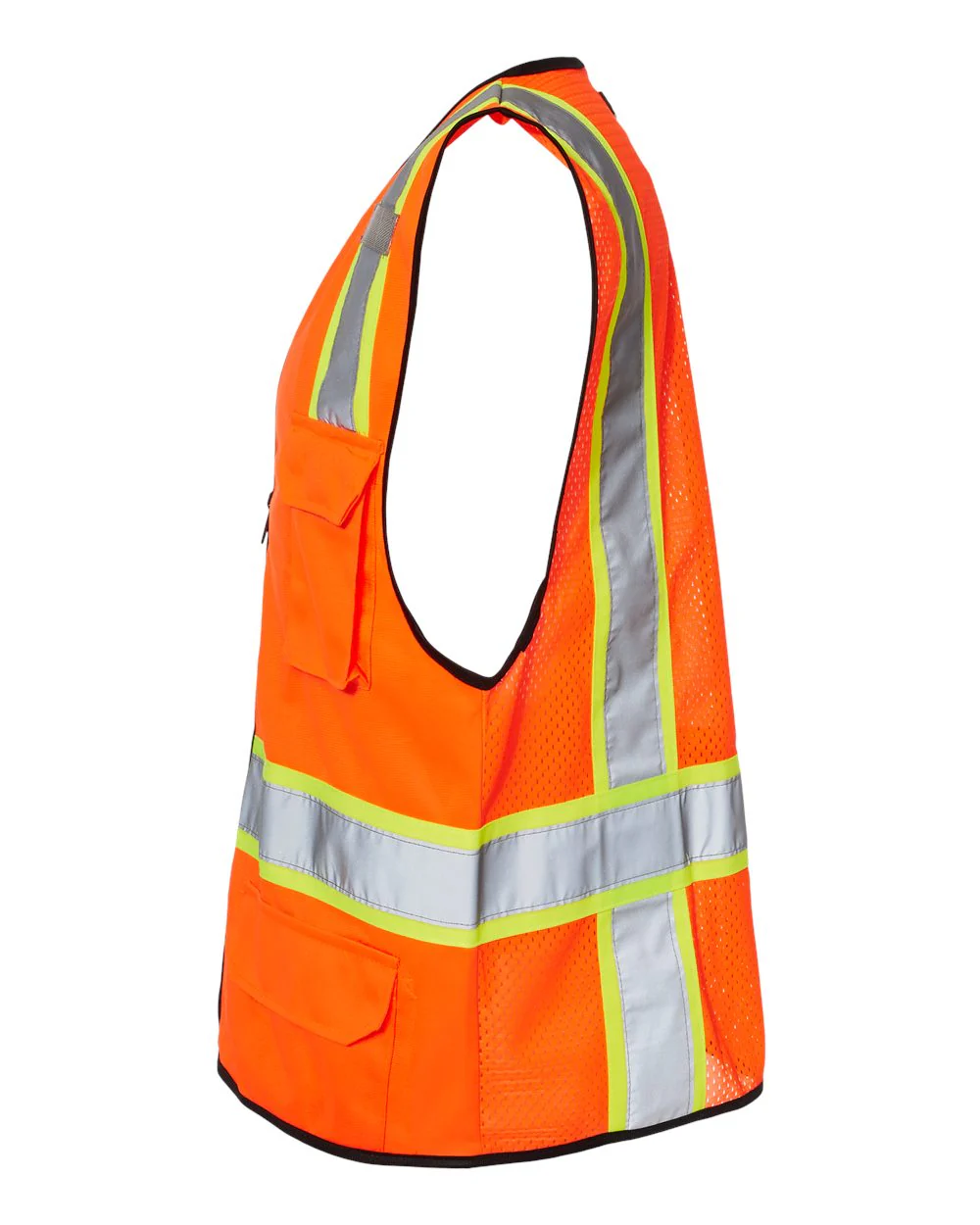 Kishigo-1580-1581-6 Pocket Contrast Class 2 Vest - Image 7