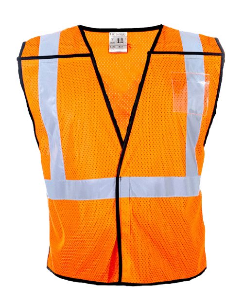 Kishigo-1805-1806-Unisex X-Back Breakaway Vest - Image 2