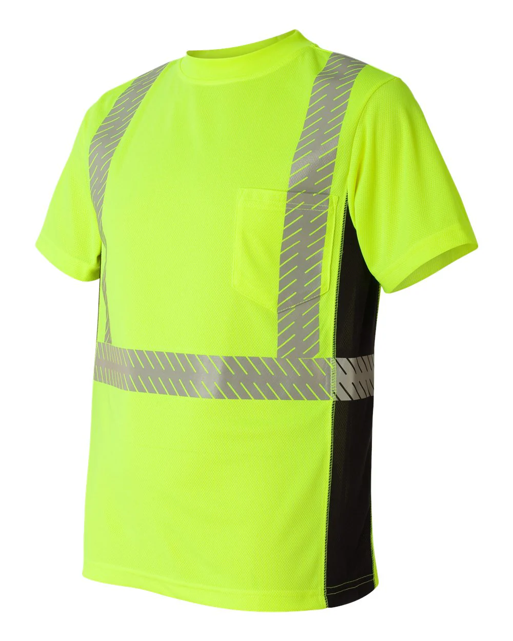 Kishigo-9114-9115-Premium Black Series® Breathable Tape Class 2 T-Shirt - Image 4