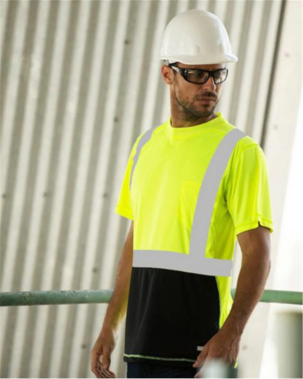 Kishigo-9162-Black Bottom Class 2 T-Shirt - Image 4