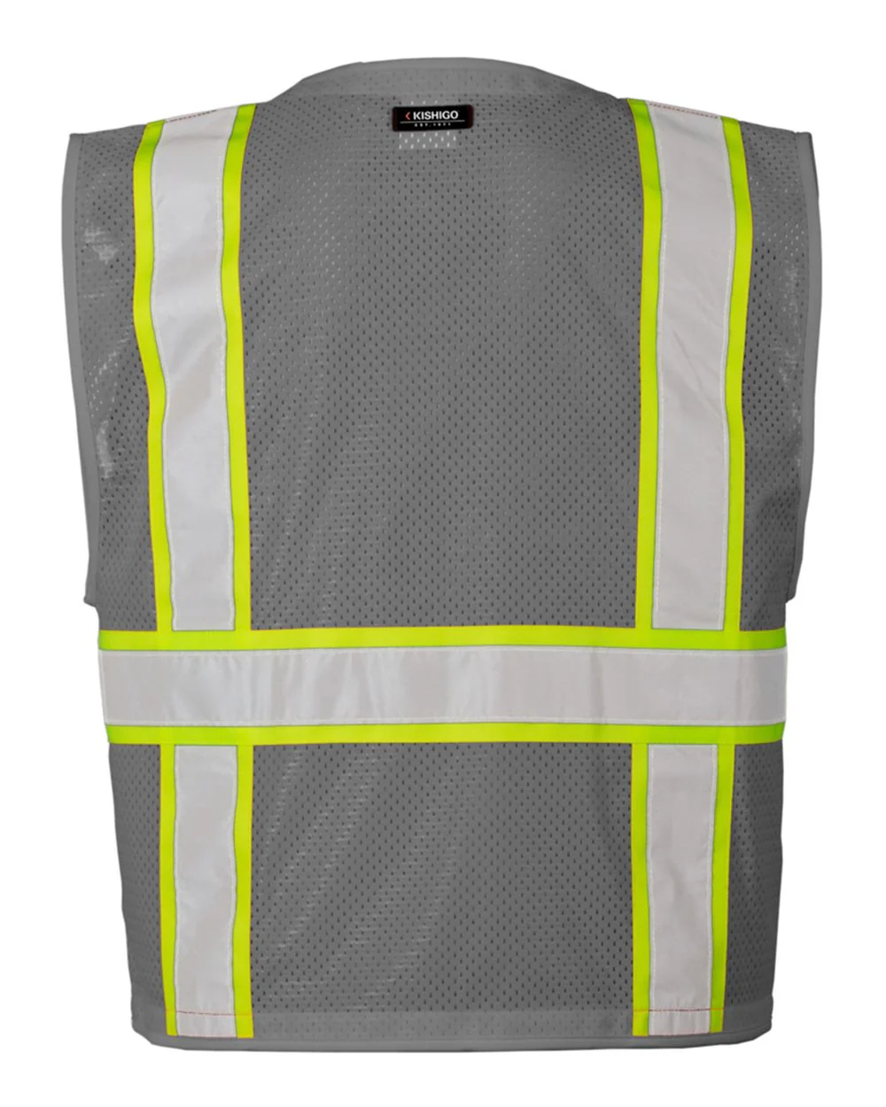 Kishigo-B100-111-EV Series® Enhanced Visibility Multi-Pocket Mesh Vest - Image 8