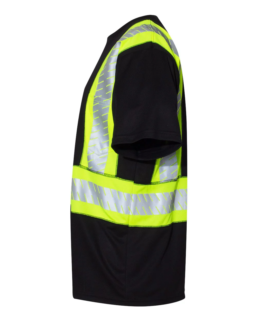 Kishigo-B200-204-EV Series® Enhanced Visibility Contrast Pocket T-Shirt - Image 4