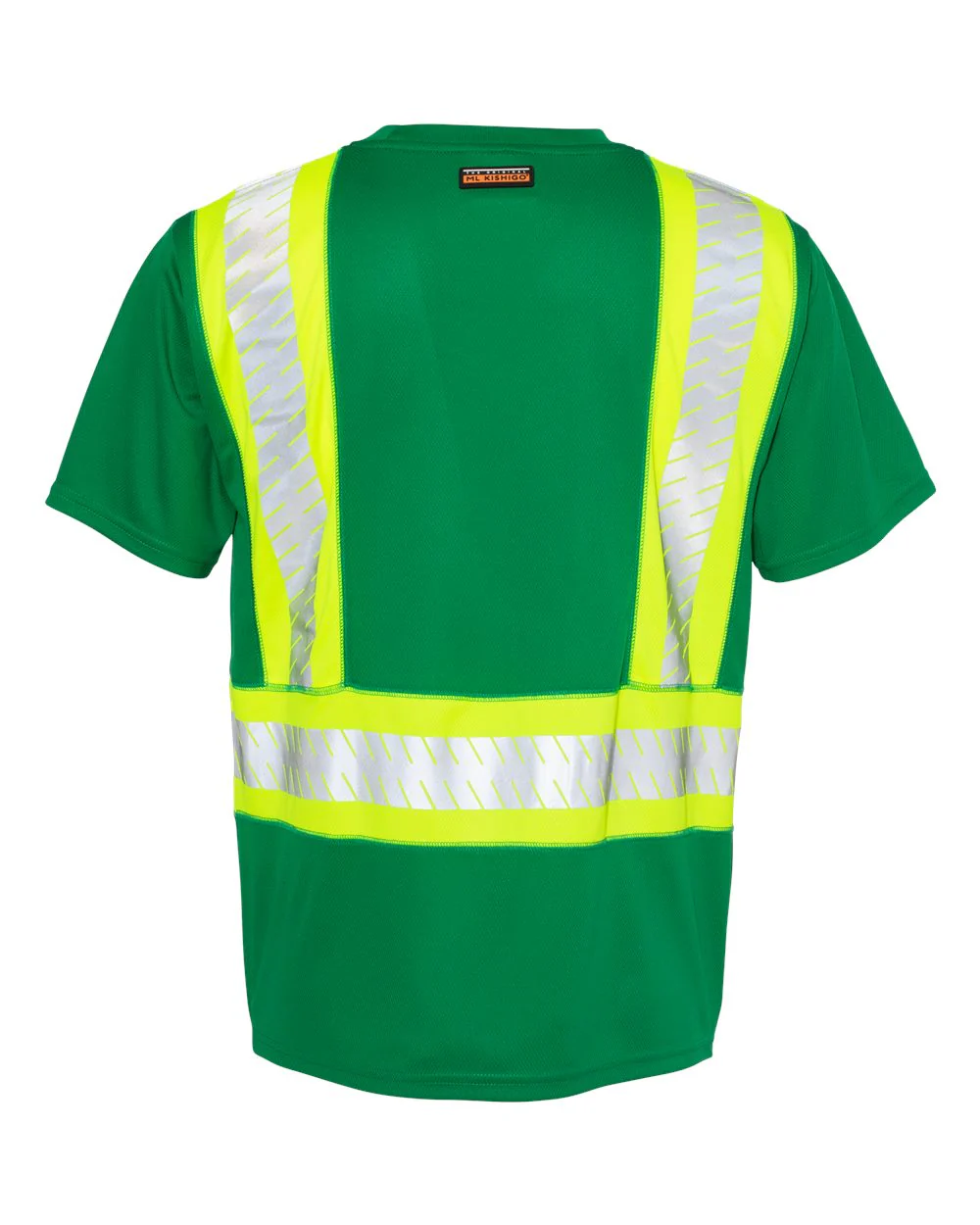 Kishigo-B200-204-EV Series® Enhanced Visibility Contrast Pocket T-Shirt - Image 6