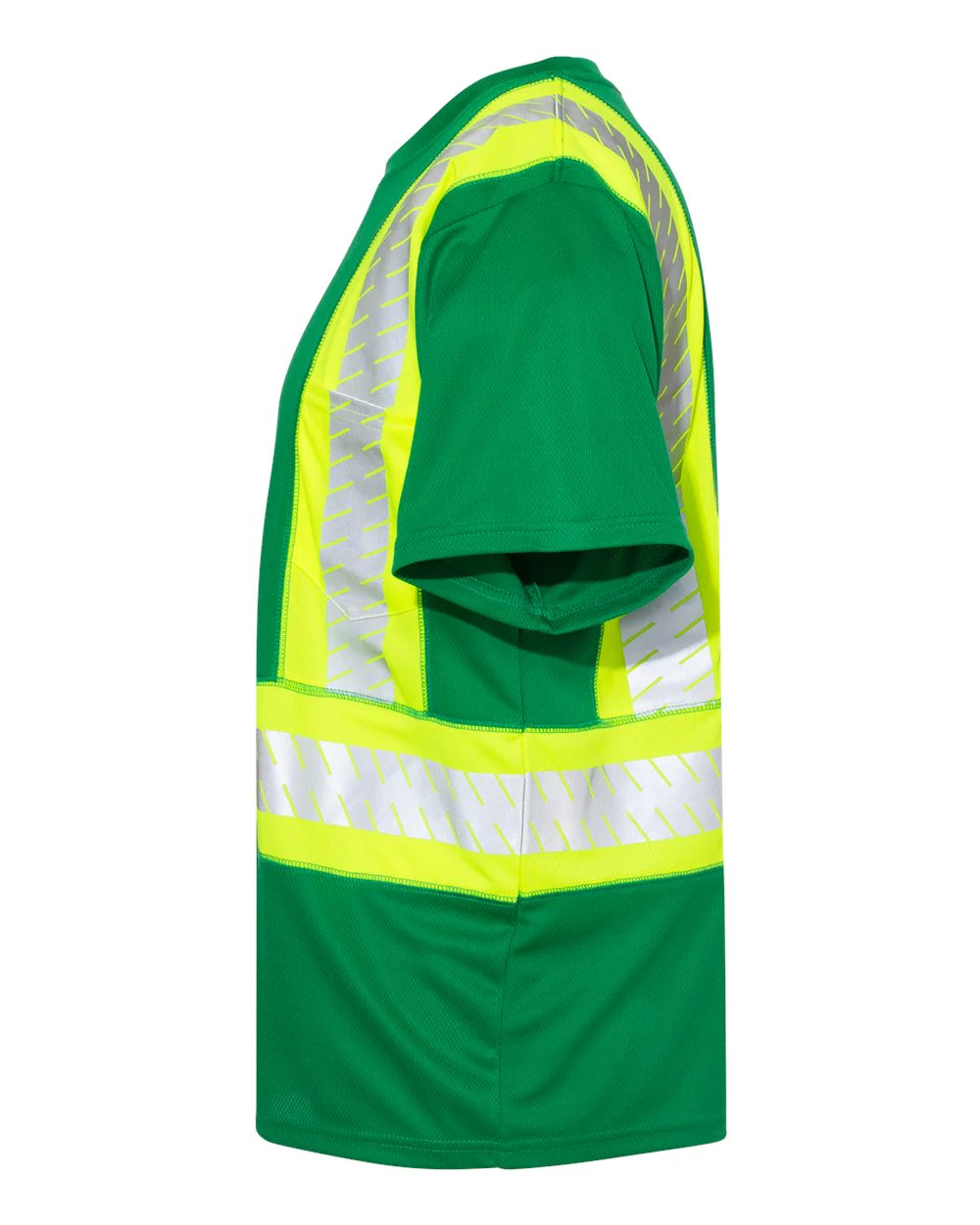 Kishigo-B200-204-EV Series® Enhanced Visibility Contrast Pocket T-Shirt - Image 7