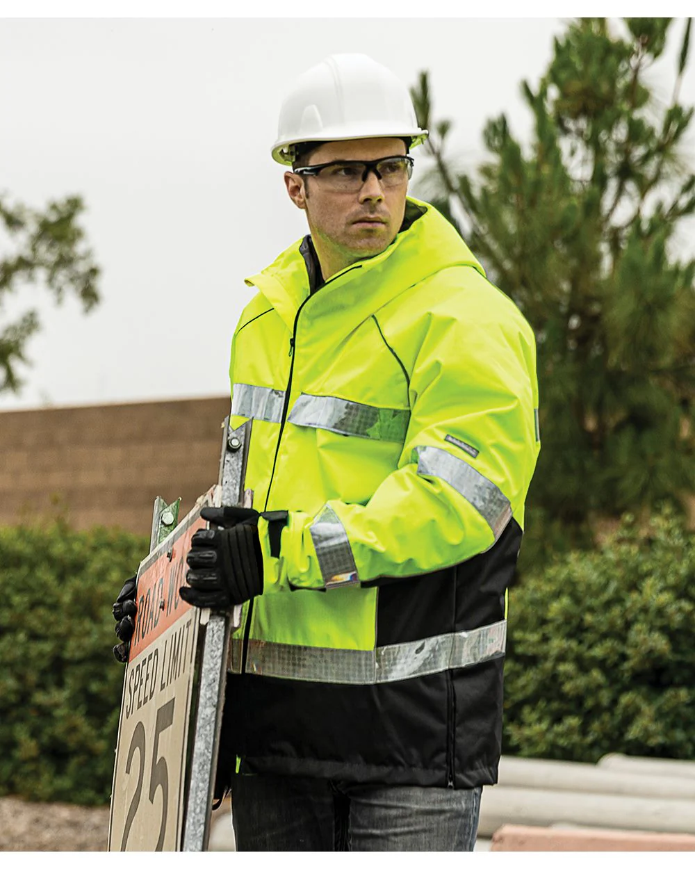Kishigo-JS152-Premium Brilliant Series® Class 3 Pro Parka - Image 4