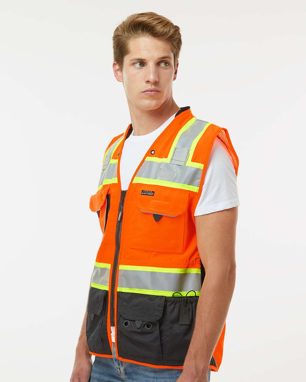 Kishigo-S5002-5003-Premium Black Series® Surveyors Vest - Image 12