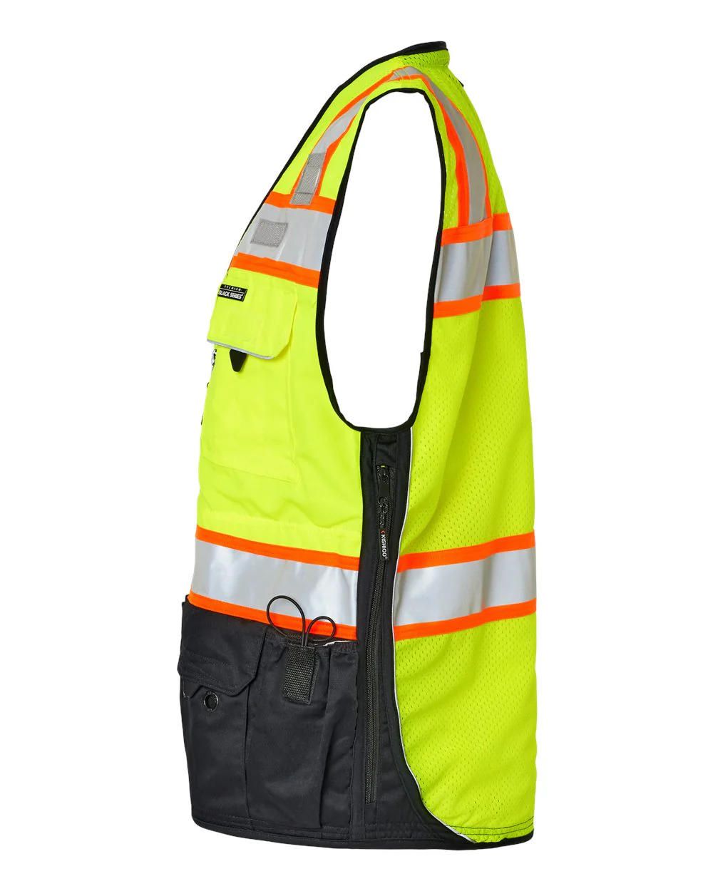 Kishigo-S5002-5003-Premium Black Series® Surveyors Vest - Image 4