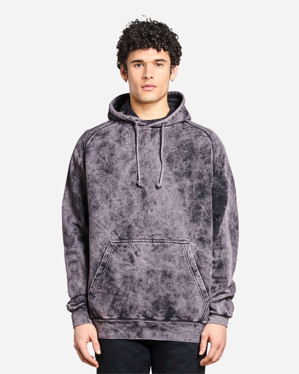 Lane Seven-LST004-Vintage Raglan Hooded Sweatshirt - Image 3
