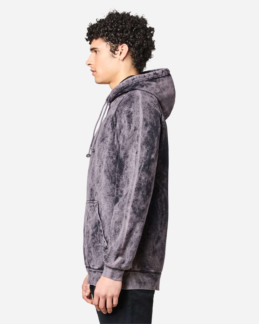 Lane Seven-LST004-Vintage Raglan Hooded Sweatshirt - Image 4