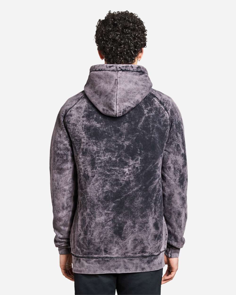Lane Seven-LST004-Vintage Raglan Hooded Sweatshirt - Image 5