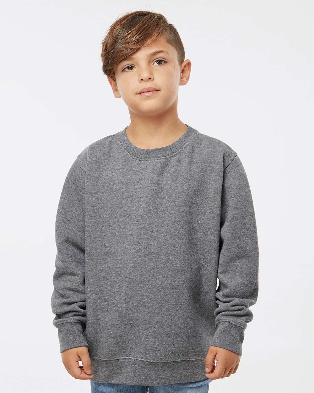 LAT-2225-Youth Elevated Fleece Crewneck Sweatshirt - Image 11