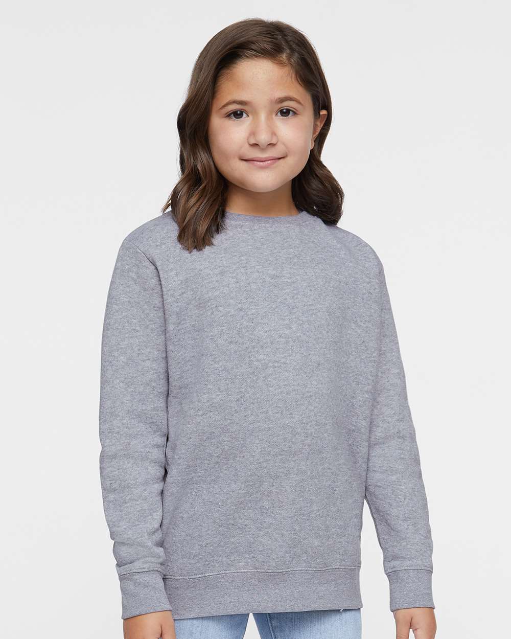 LAT-2225-Youth Elevated Fleece Crewneck Sweatshirt - Image 17