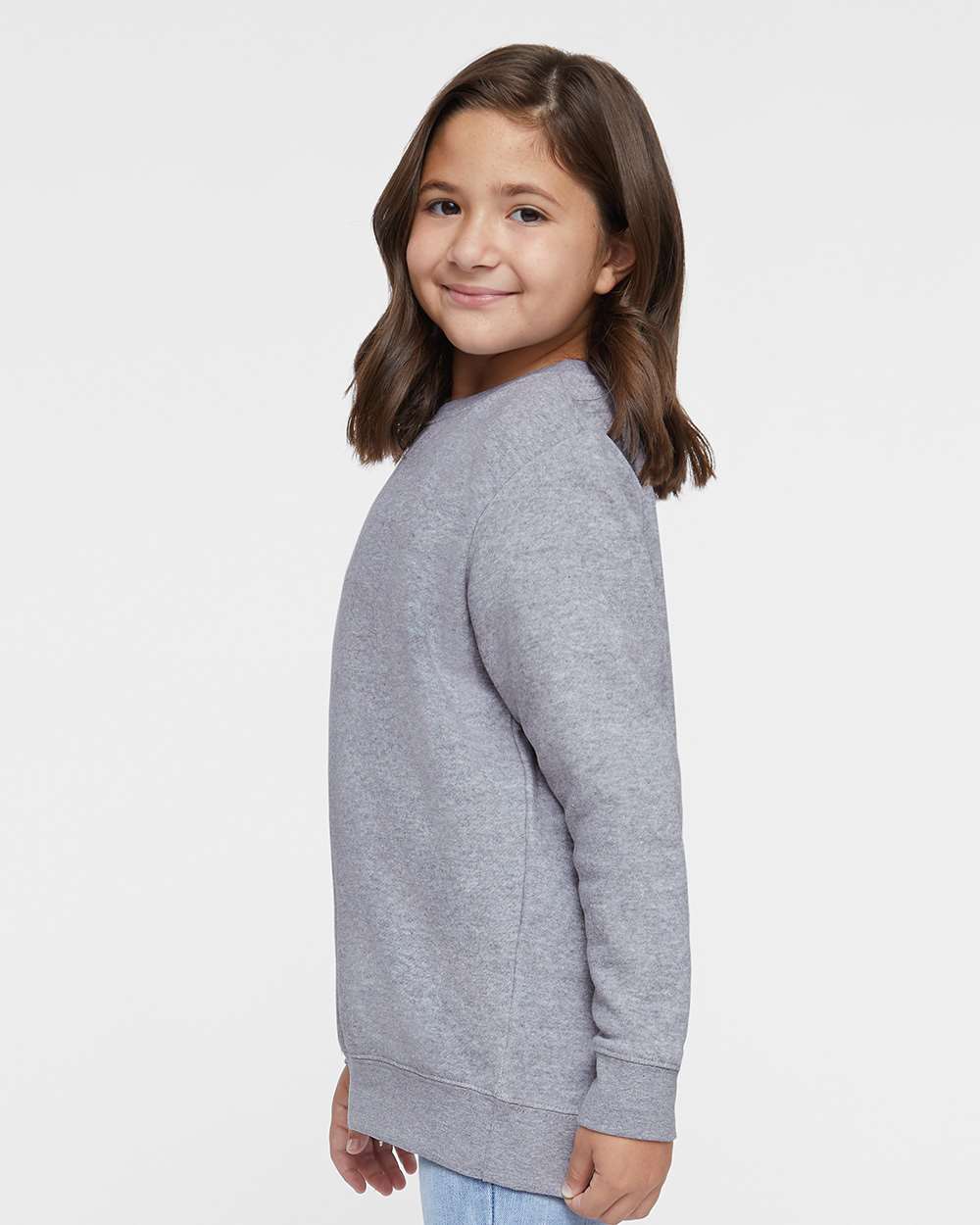 LAT-2225-Youth Elevated Fleece Crewneck Sweatshirt - Image 18
