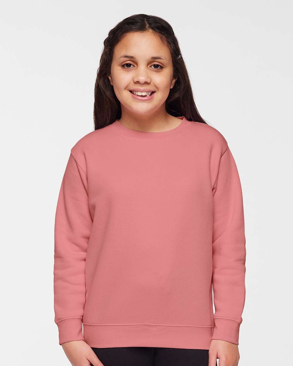 LAT-2225-Youth Elevated Fleece Crewneck Sweatshirt - Image 23
