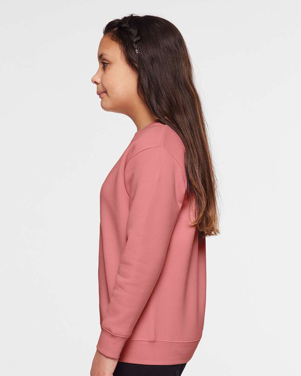 LAT-2225-Youth Elevated Fleece Crewneck Sweatshirt - Image 24