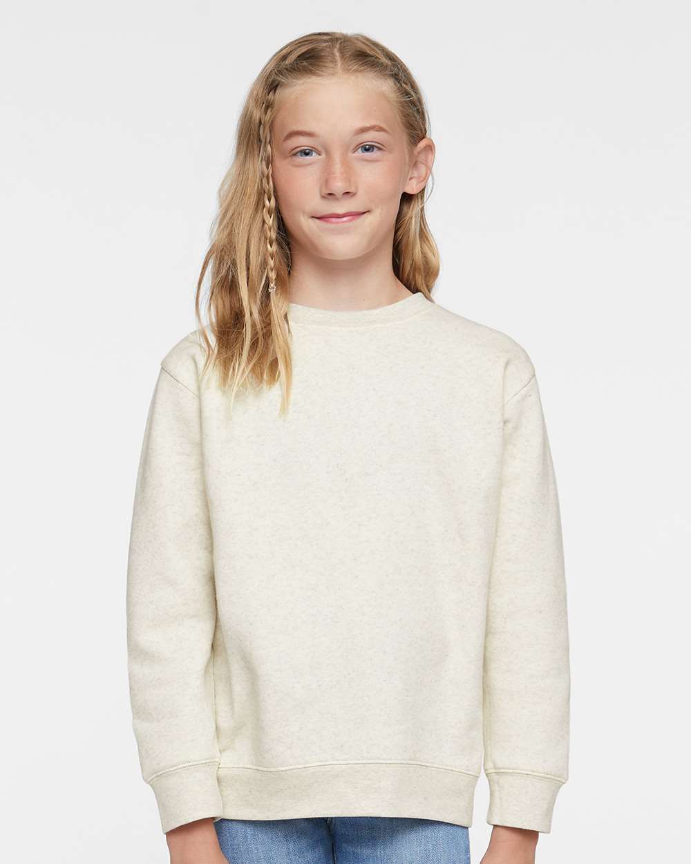 LAT-2225-Youth Elevated Fleece Crewneck Sweatshirt - Image 29
