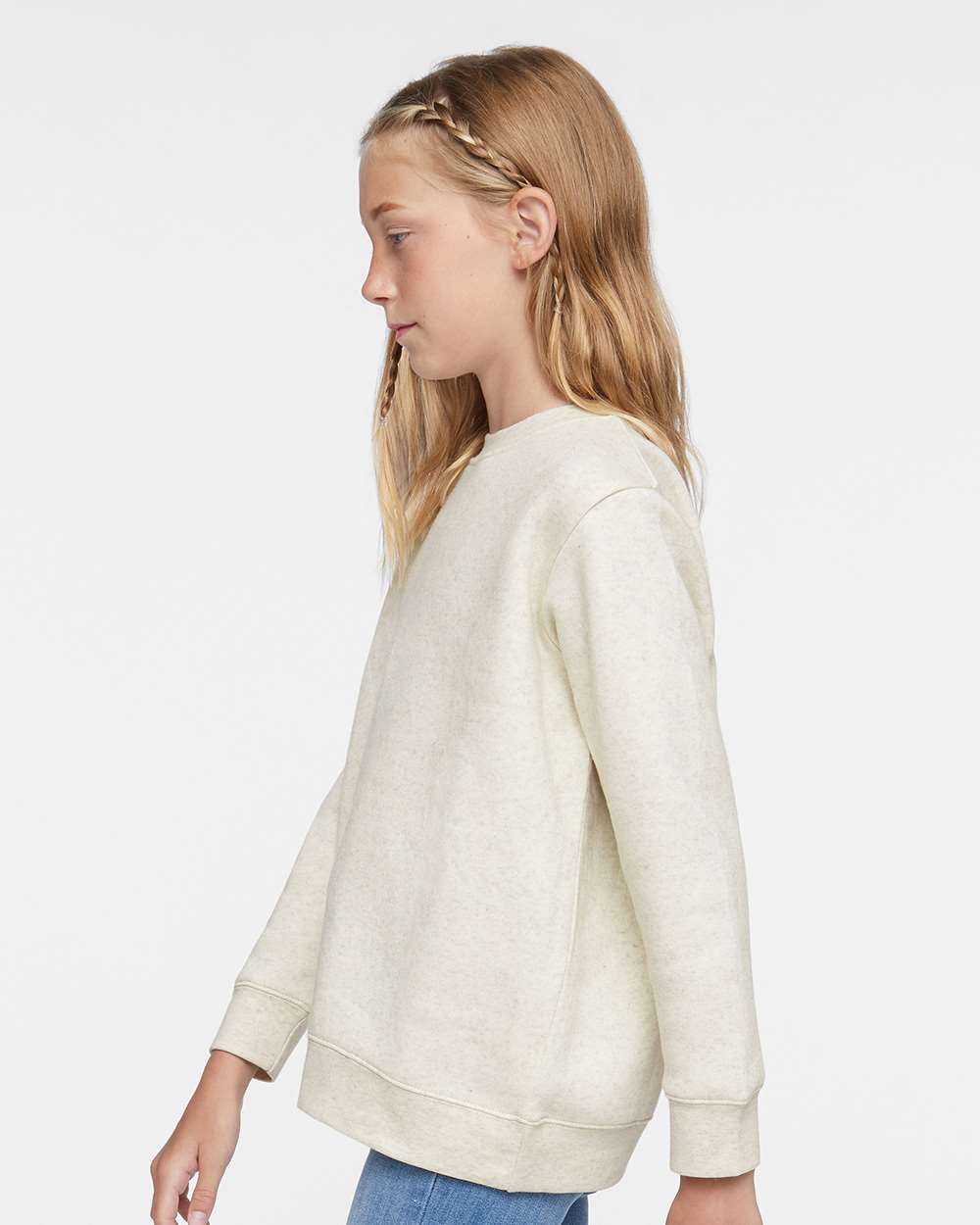 LAT-2225-Youth Elevated Fleece Crewneck Sweatshirt - Image 30