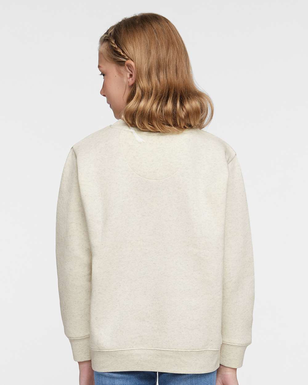 LAT-2225-Youth Elevated Fleece Crewneck Sweatshirt - Image 31