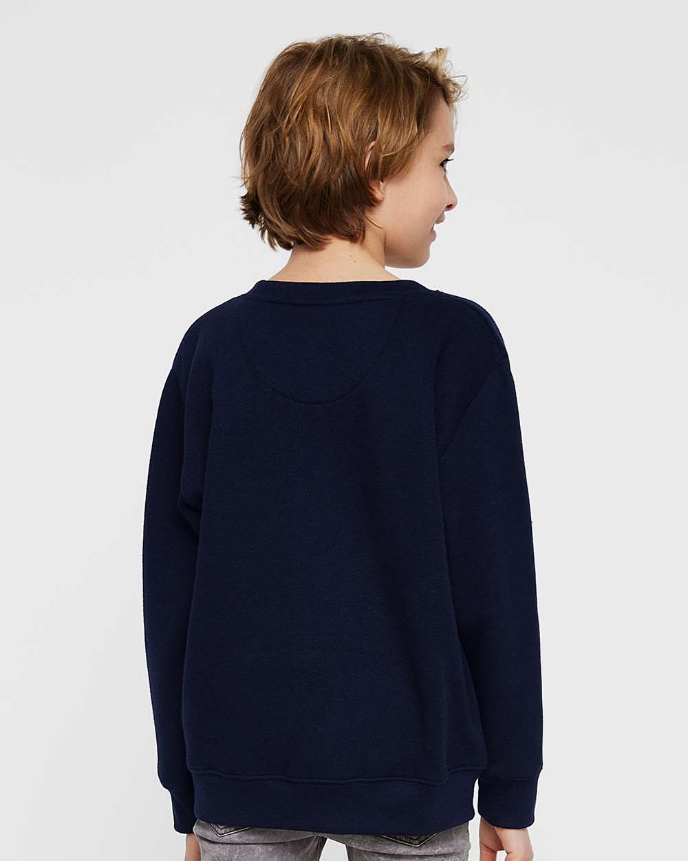 LAT-2225-Youth Elevated Fleece Crewneck Sweatshirt - Image 37