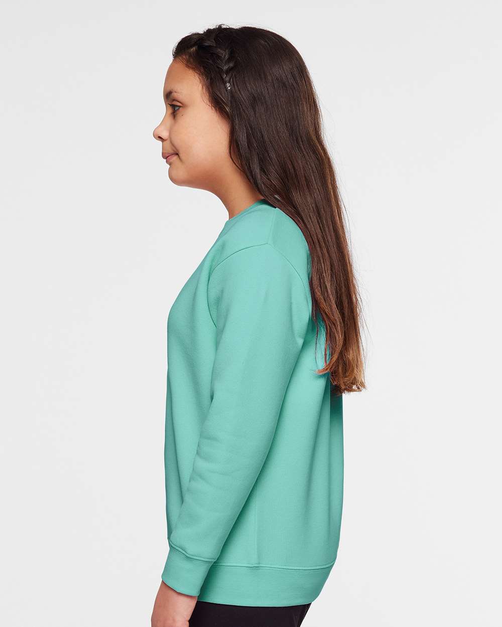 LAT-2225-Youth Elevated Fleece Crewneck Sweatshirt - Image 42