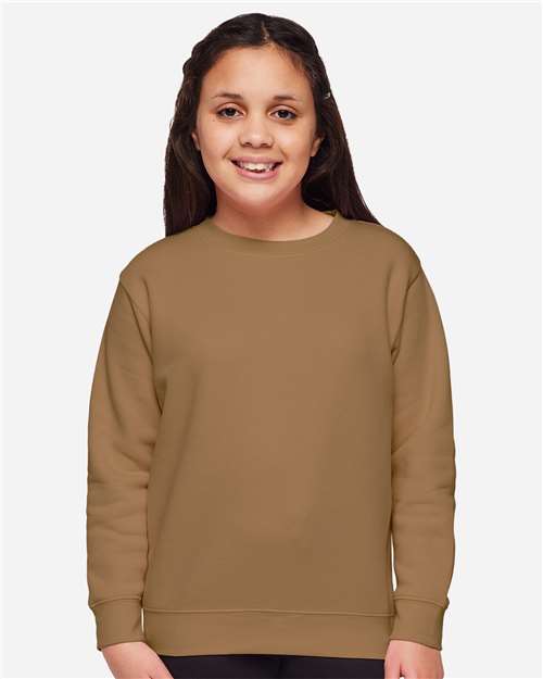 LAT-2225-Youth Elevated Fleece Crewneck Sweatshirt - Image 48