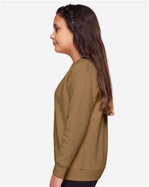 LAT-2225-Youth Elevated Fleece Crewneck Sweatshirt - Image 49