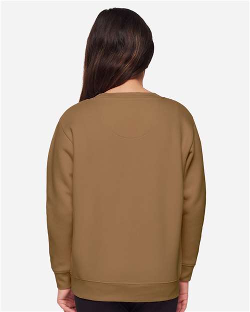 LAT-2225-Youth Elevated Fleece Crewneck Sweatshirt - Image 50