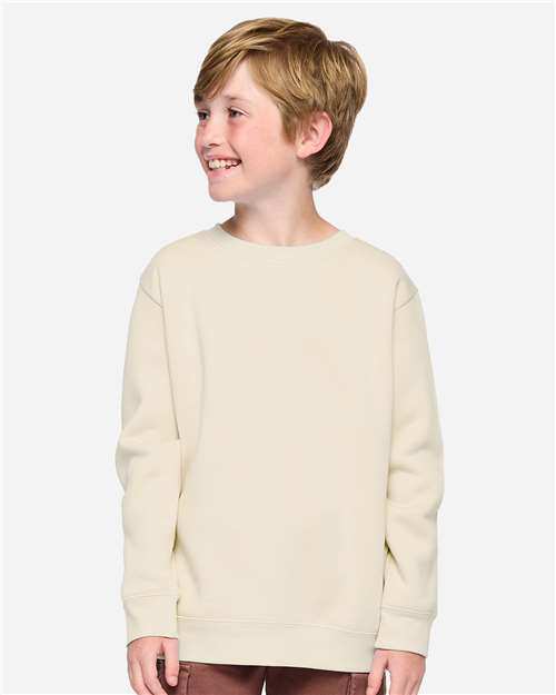 LAT-2225-Youth Elevated Fleece Crewneck Sweatshirt - Image 51