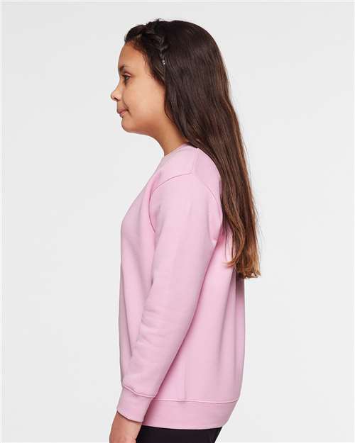 LAT-2225-Youth Elevated Fleece Crewneck Sweatshirt - Image 55