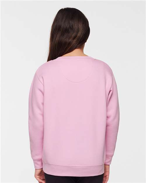 LAT-2225-Youth Elevated Fleece Crewneck Sweatshirt - Image 56