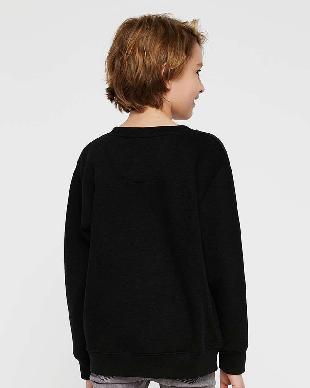 LAT-2225-Youth Elevated Fleece Crewneck Sweatshirt - Image 6