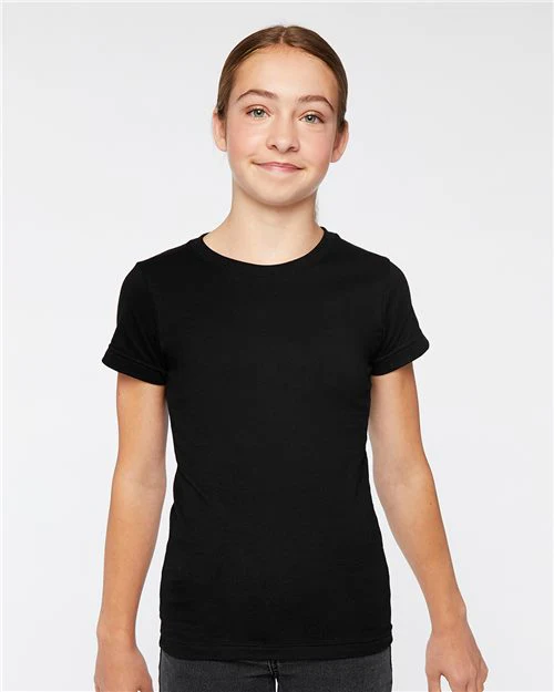 LAT-2616-Girls' Fine Jersey Tee - Image 18