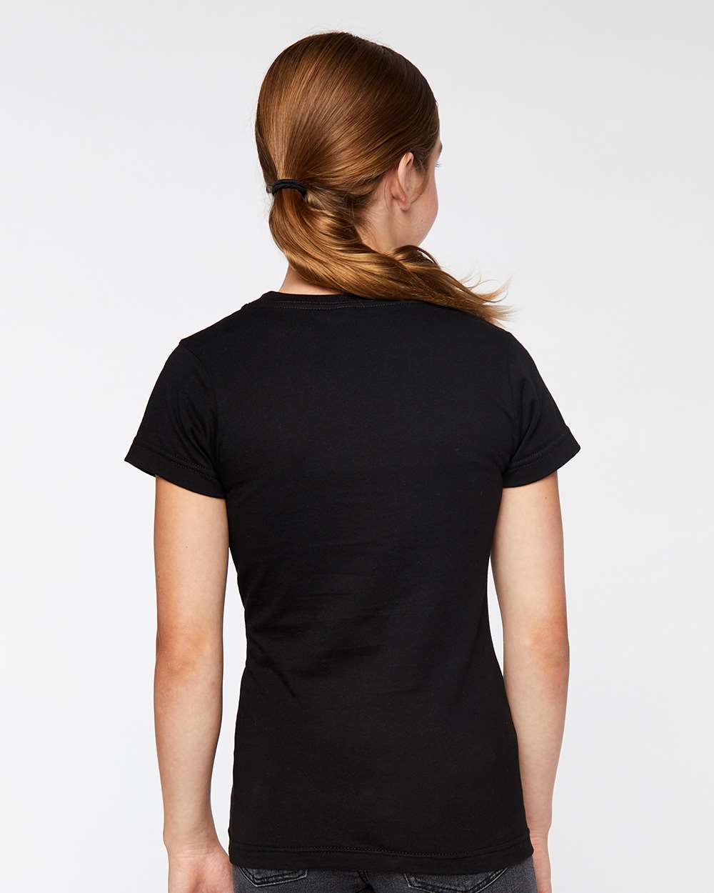 LAT-2616-Girls' Fine Jersey Tee - Image 7