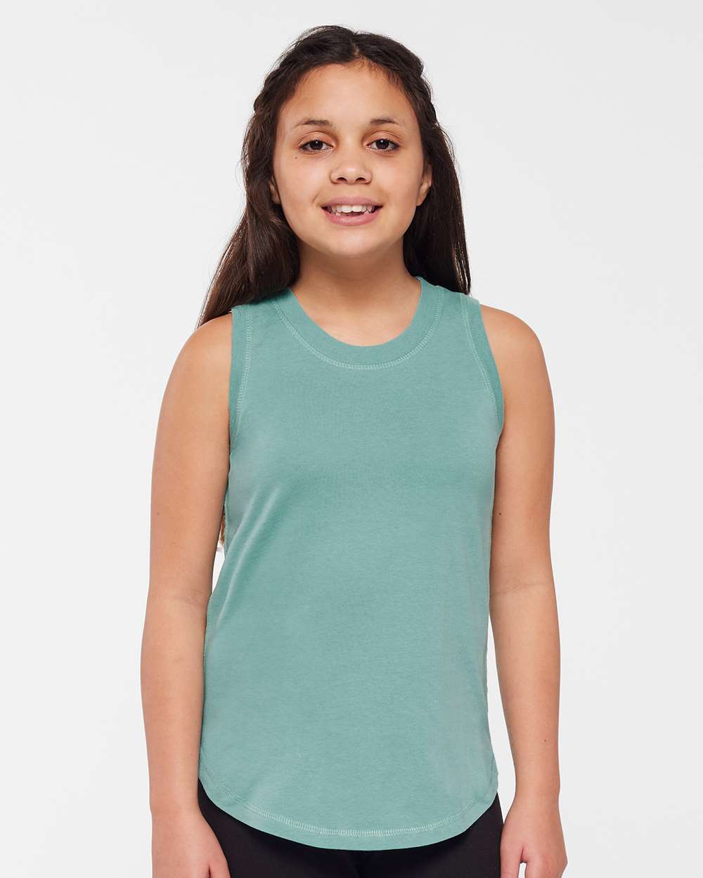 LAT-2692-Girls' Relaxed Fine Jersey Tank - Image 23