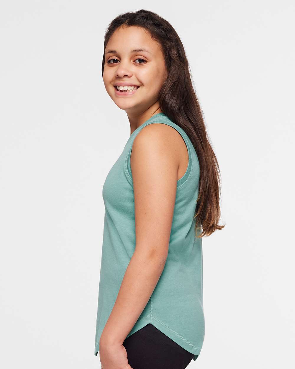LAT-2692-Girls' Relaxed Fine Jersey Tank - Image 24