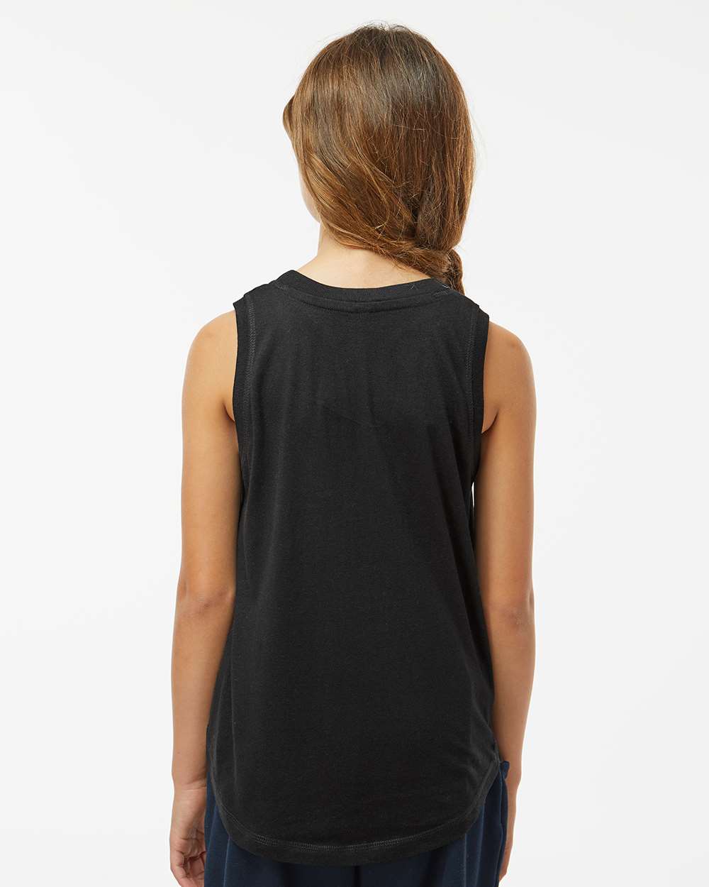 LAT-2692-Girls' Relaxed Fine Jersey Tank - Image 6