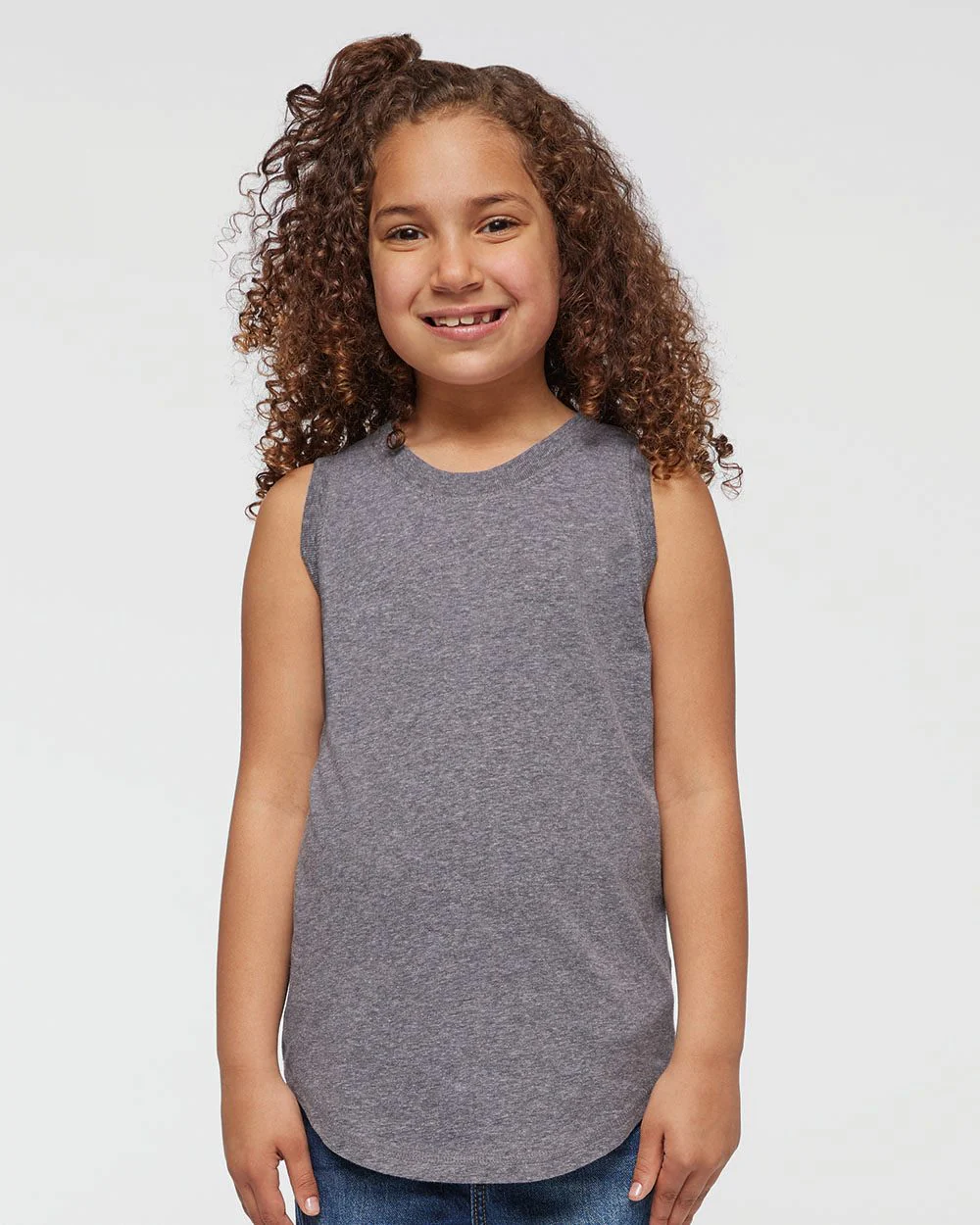 LAT-2692-Girls' Relaxed Fine Jersey Tank - Image 7