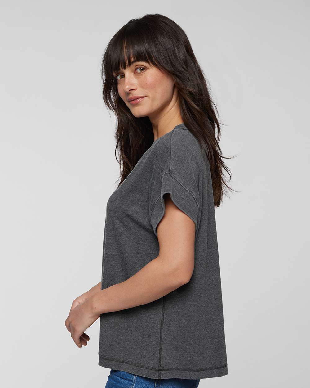 LAT-3502-Women's Relaxed Vintage Wash Tee - Image 12