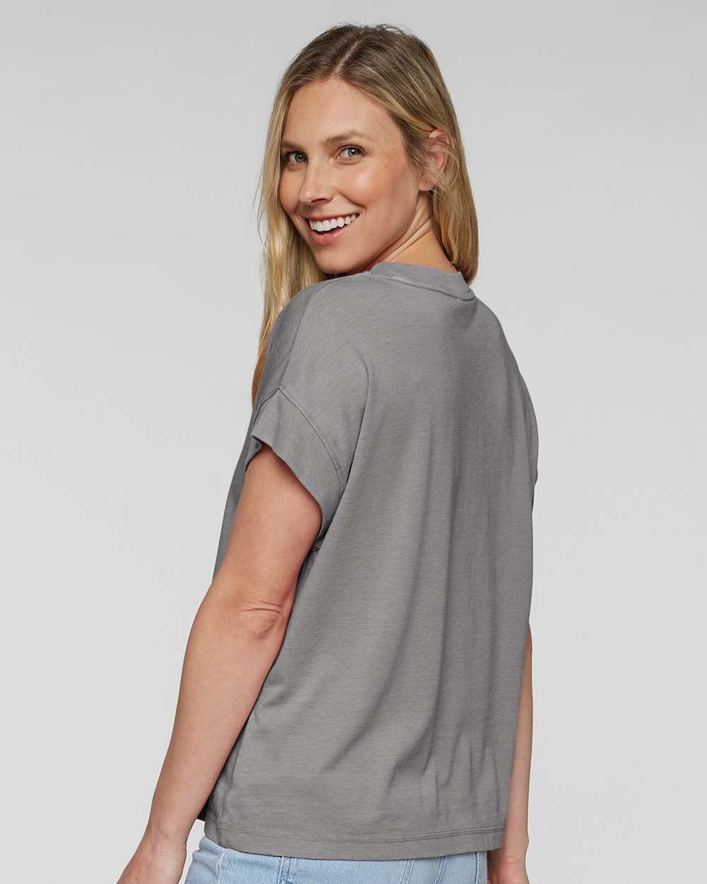 LAT-3502-Women's Relaxed Vintage Wash Tee - Image 22
