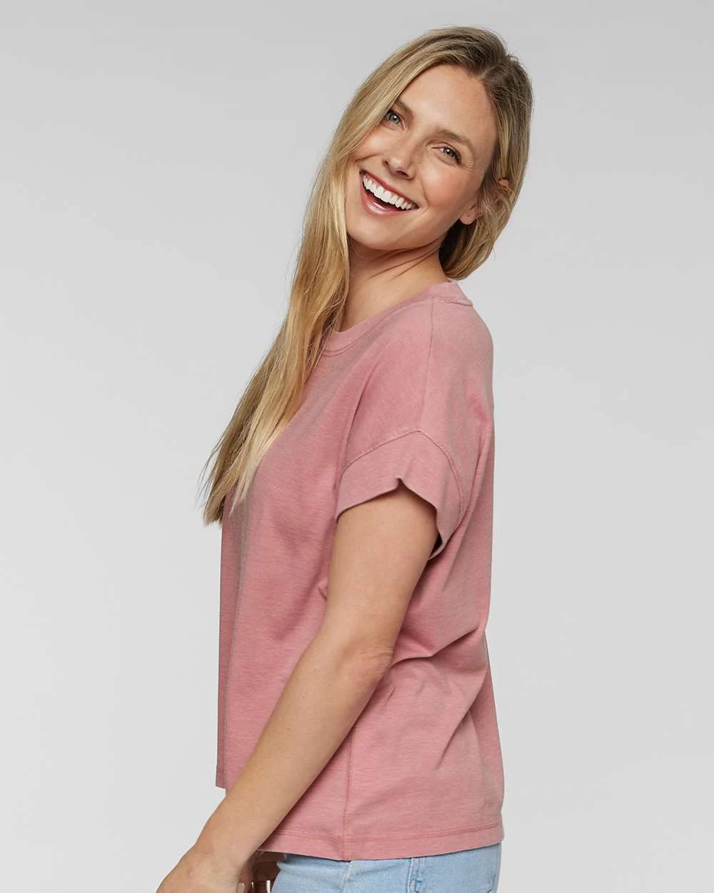 LAT-3502-Women's Relaxed Vintage Wash Tee - Image 27