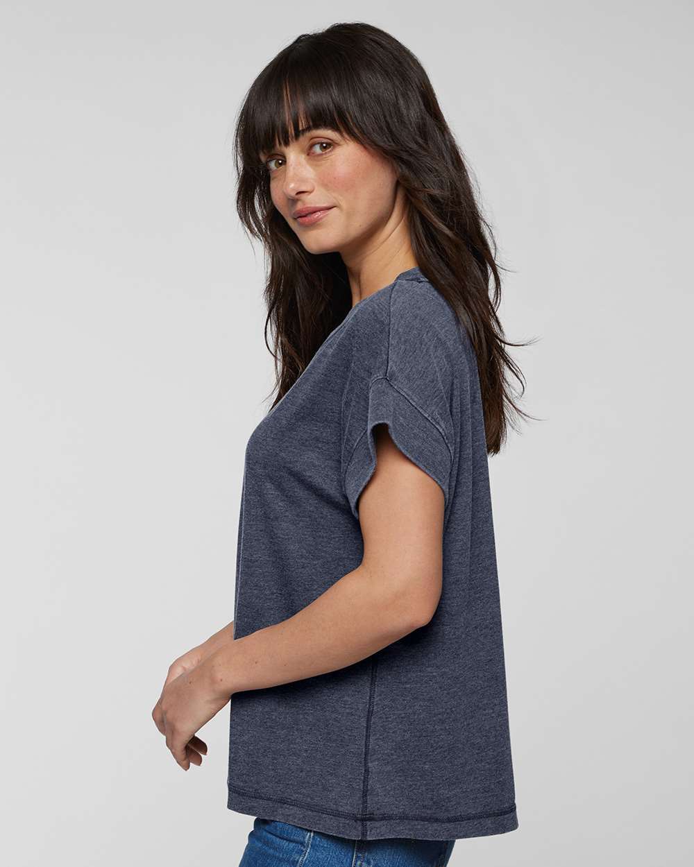 LAT-3502-Women's Relaxed Vintage Wash Tee - Image 36