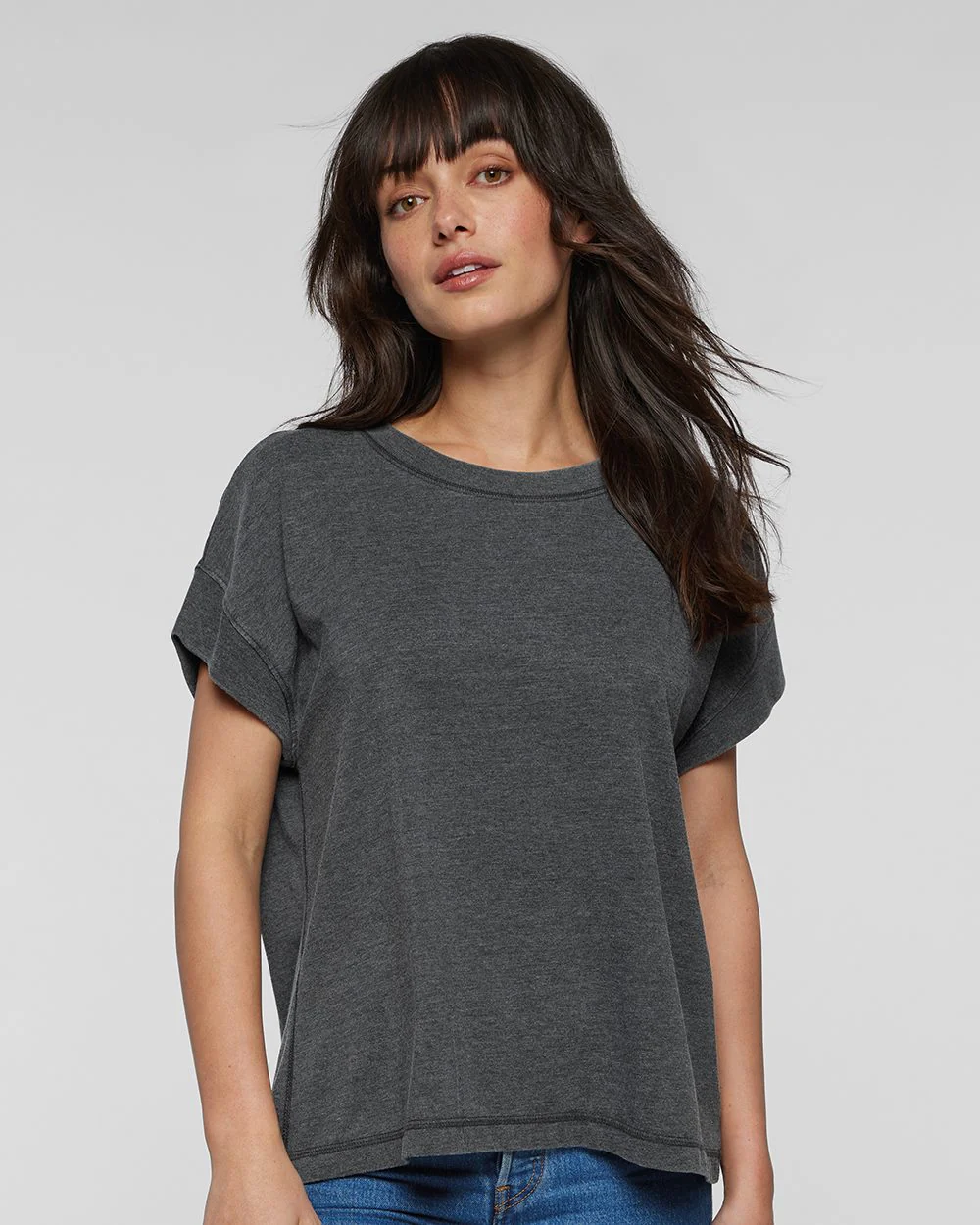LAT-3502-Women's Relaxed Vintage Wash Tee - Image 7