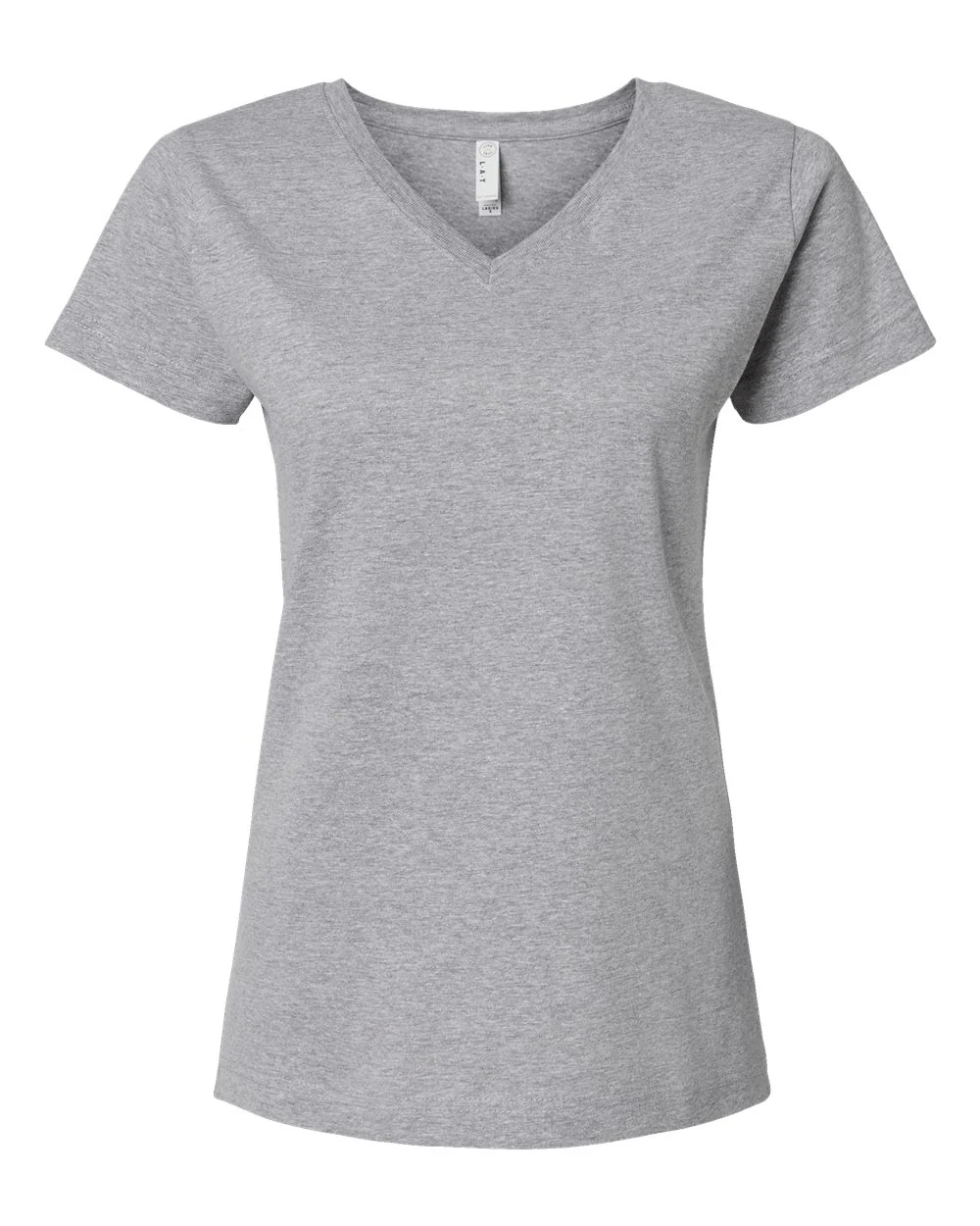 LAT-3507-Women's Fine Jersey V-Neck Tee - Image 11