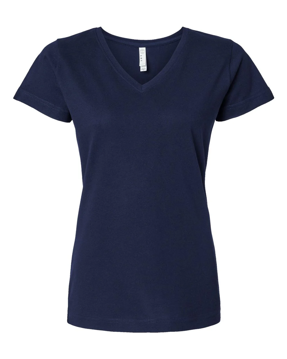 LAT-3507-Women's Fine Jersey V-Neck Tee - Image 17
