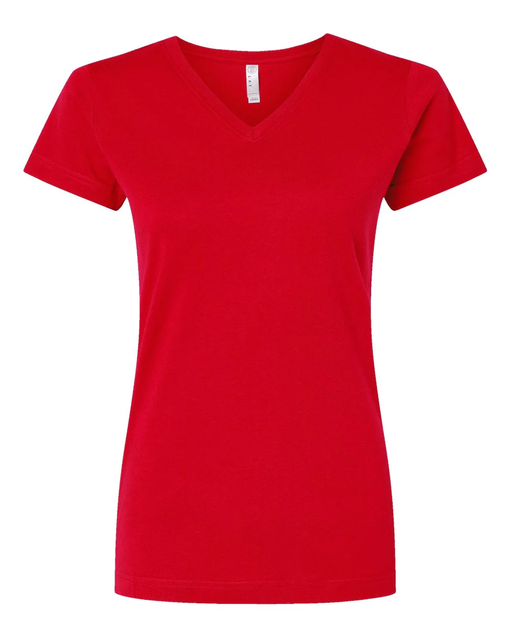 LAT-3507-Women's Fine Jersey V-Neck Tee - Image 20
