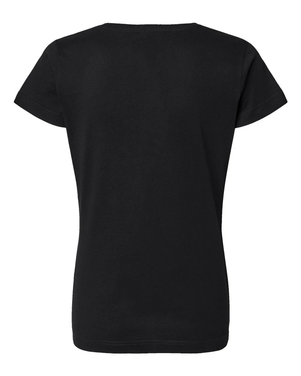 LAT-3507-Women's Fine Jersey V-Neck Tee - Image 3