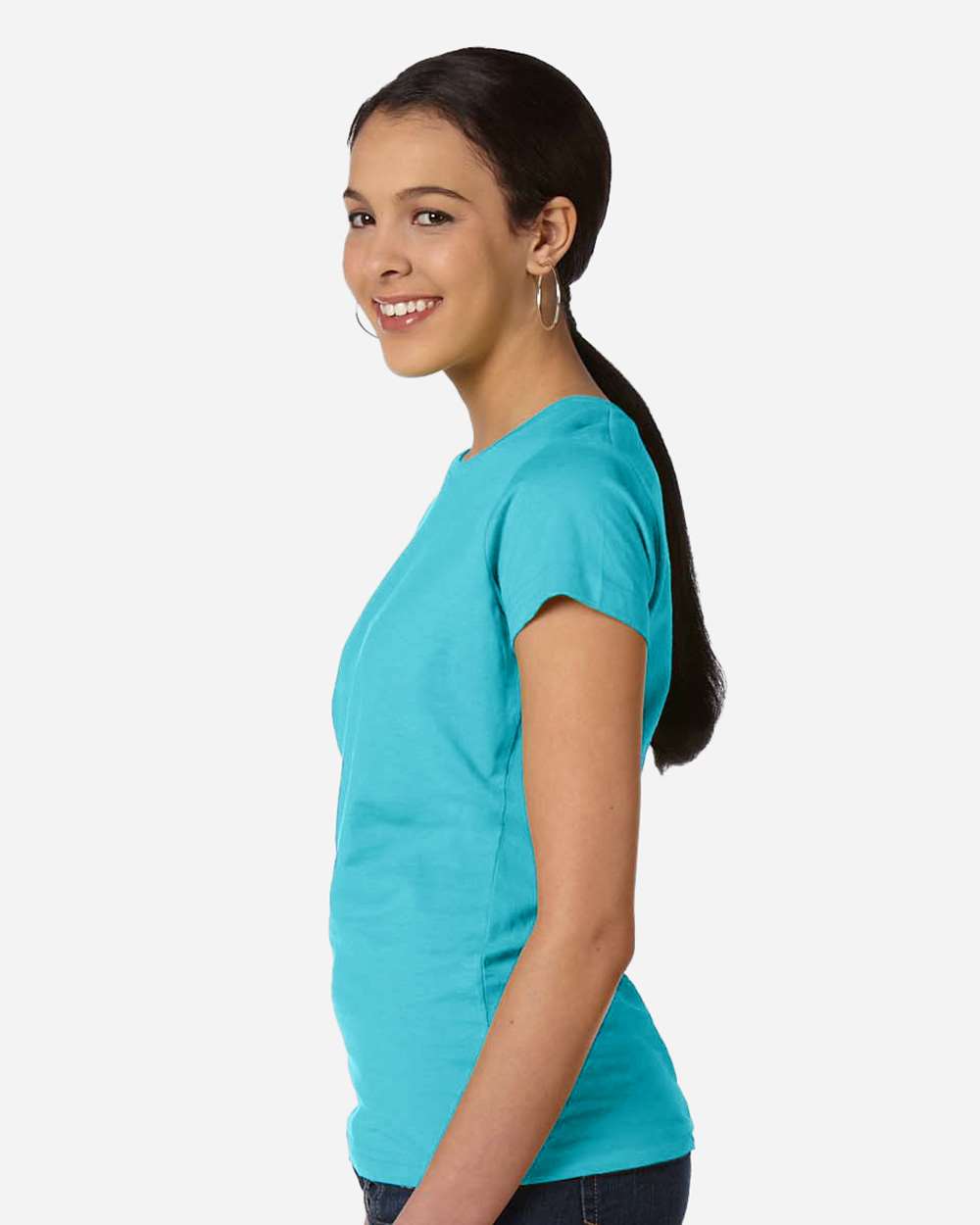 LAT-3516-Women's Fine Jersey Tee - Image 30