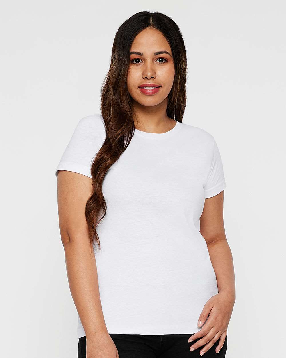 LAT-3516-Women's Fine Jersey Tee - Image 89