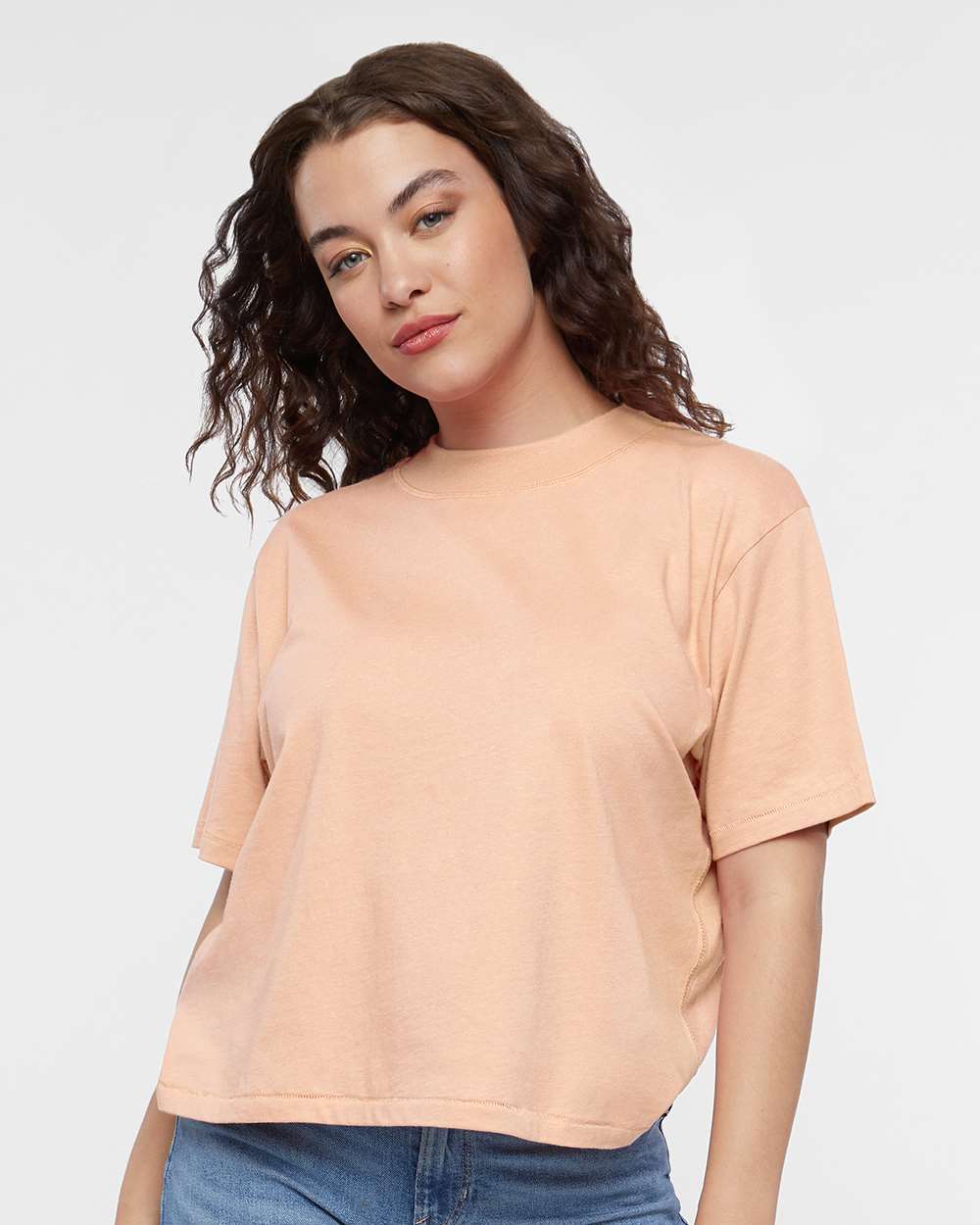 LAT-3518-Women's Boxy Tee - Image 41